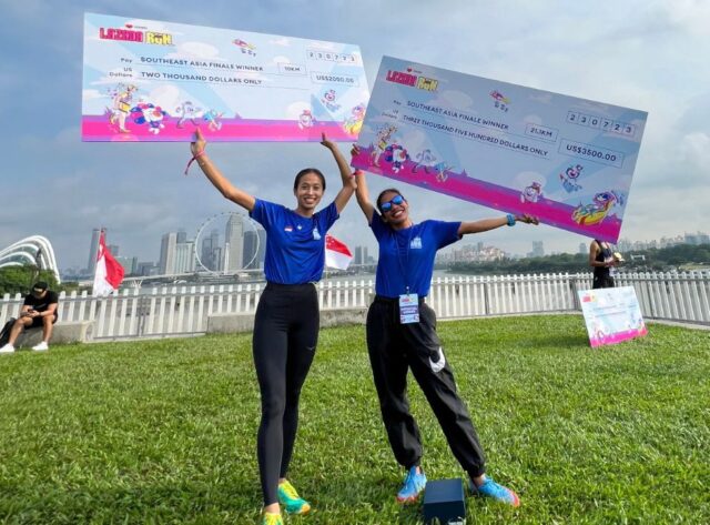 Dua Pelari Putri Indonesia Raih Podium di Puncak Lazada Run 2023 di Singapura