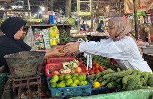 Tanggapi Kenaikan Harga Bahan Pokok, Pakar Kebijakan Publik Sebut Perlu Grand Design yang Unggul Suasana transaksi pembelian bahan pokok di pasar (foto : ist)
