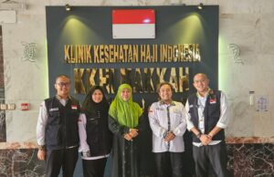 Kunjungi Klinik Kesehatan Haji Indonesia (KKHI) Mekkah, Khofifah Berikan Semangat Bagi Jamaah Haji Indonesia Kunjungi Klinik Kesehatan Haji Indonesia (KKHI) Mekkah, Khofifah Berikan Semangat Bagi Jamaah Haji Indonesia (foto : ist)
