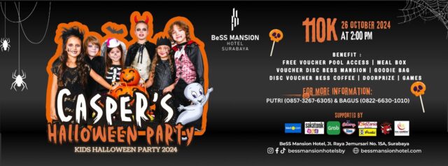 Bess Mansion Menghadirkan ”Halloween Casper’s Kids Party” di Oktober Ini! (foto : ist) Bess Mansion Menghadirkan ”Halloween Casper’s Kids Party” di Oktober Ini! (foto : ist)