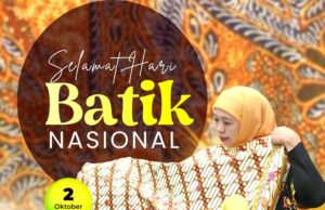 Hari Batik Nasional 2024 : Khofifah Ajak Masyarakat Bangga Berbatik Hari Batik Nasional 2024 : Khofifah Ajak Masyarakat Bangga Berbatik (foto : ist)