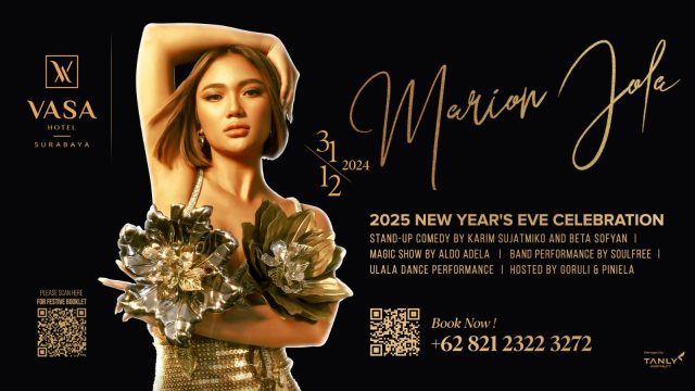 Marion Jola Meriahkan Puncak Tahun Baru di Vasa Hotel Surabaya (foto : ist) Marion Jola Meriahkan Puncak Tahun Baru di Vasa Hotel Surabaya (foto : ist)