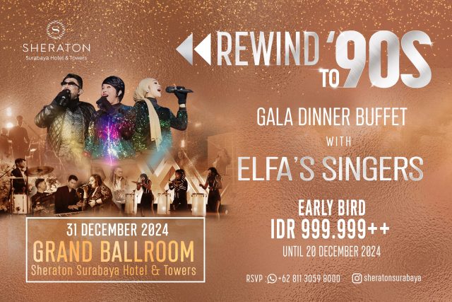 Rayakan Malam Tahun Baru dengan Elfa’s Singers di Sheraton Surabaya (foto : ist)