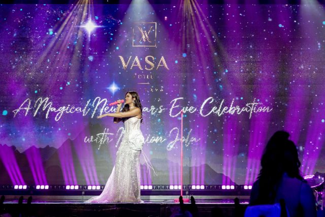 Kemeriahan Perayaan Malam Tahun Baru Bersama Marion Jola di Vasa Hotel Surabaya (foto : ist)