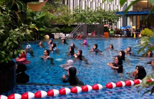 Points of Fun : Menginap Semakin Asyik dengan Aktivitas Aqua Yoga yang Menyenangkan Points of Fun : Menginap Semakin Asyik dengan Aktivitas Aqua Yoga yang Menyenangkan (foto : ist)
