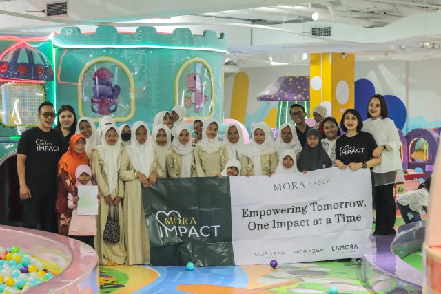 Komitmen Berkelanjutan MORA Impact, Morazen Surabaya Berbagi dan Buka Puasa Bersama Yayasan Ruqoiyah (foto : ist)