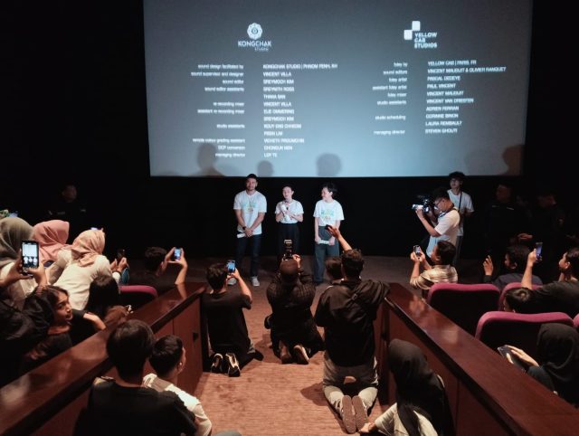 Pemain Film Perang Kota, Hadir dan Langsung Menyapa Penonton Surabaya (foto : ist)