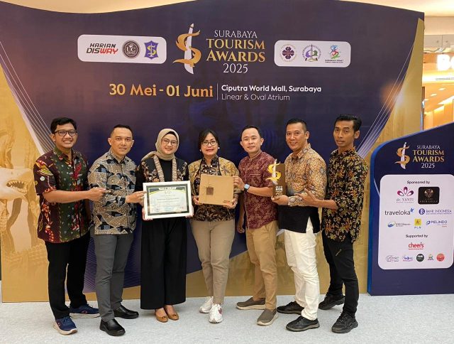 Grand Inna Tunjungan Raih Penghargaan "Best Tourist Attraction" dalam Surabaya Tourism Award 2025 (foto : ist)