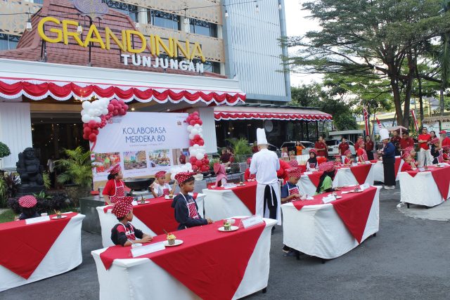 Rayakan Kemerdekaan Lewat Rasa, Kreativitas dan Kebersamaan di Kolaborasa Merdeka 80 di Grand Inna Tunjungan (foto : ist) Rayakan Kemerdekaan Lewat Rasa, Kreativitas dan Kebersamaan di Kolaborasa Merdeka 80 di Grand Inna Tunjungan (foto : ist)